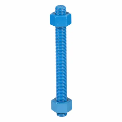 USA FASTENER PTFE-Coated Fully-Threaded Rod, 3/4"-10, Grade B7, 20-Pack - PTFE-Coated Fully-Threaded Rods & Studs