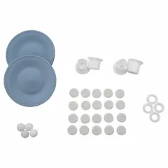 This fluid end repair kit is designed for rebuilding the fluid section of Graco air-operated double-diaphragm pumps. It includes PTFE seals and components to restore sealing performance and prevent leaks. Suitable for maintenance in industrial fluid handling systems such as chemical transfer, paint circulation, and lubrication applications.