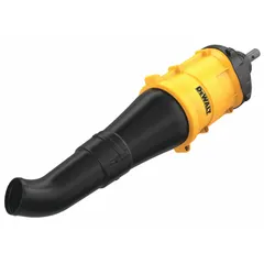 This blower attachment converts a compatible power head into a handheld blower for clearing debris, leaves, and light dust from worksites, driveways, and landscaping areas. Overall length is 33 7/8 in.