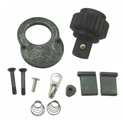 This repair kit is designed for servicing and restoring 3/4 in drive size micrometer torque wrenches. It includes components necessary for maintenance in applications requiring precise torque control, such as automotive and industrial settings.