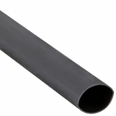 This heat shrink tubing features a split-resistant design and an adhesive lining that provides a waterproof seal. It shrinks from a 1.5-inch inner diameter to 0.5 inches, making it suitable for insulating and protecting electrical connections and cables. Supplied in 4-foot lengths, black color, 20 pieces per pack.