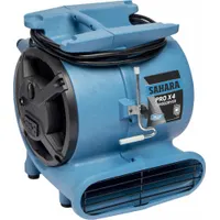 Centrifugal Blower: 867 cfm, 1/3 hp, Fixed Frame, 115V AC, 3 Speeds, Blue, Horizontal and Vertical (MPN 124315-1)