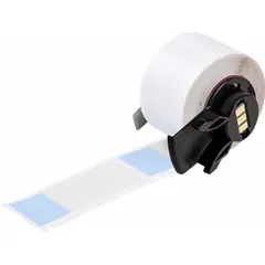 Wraparound Label: 2 1/2 in x 1 in, 1 in, Vinyl, Blue (Matte), For 6 AWG to 0 AWG Wire Gauge (MPN M6-21-427-BL). Key specifications — Printer Series Compatibility: M710; Recommended Ribbon: M61-R4310.