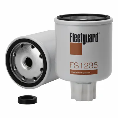 FLEETGUARD Automotive Fuel Filter: 13 1/2 in Overall Lg, 5 3/16 in Overall Ht - Spin-On Fuel Filters