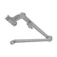 Replacement cushion arm for LCN 4040XP series door closers. Constructed of aluminum with an adjustable spring for controlling door closing speed and force. ADA compliant for accessibility. Suitable for use in commercial buildings where controlled door operation is required