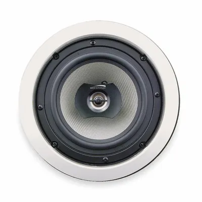 SPECO TECHNOLOGIES In-Ceiling Speaker: Powered, 2-Way, 8 ohm Impedance, 9 in Overall Wd - Ceiling-Mount Speakers