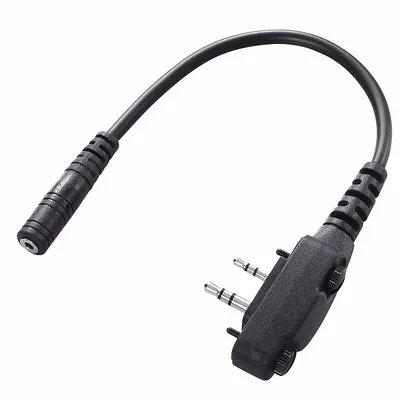 ICOM Headset Adapter Cable: Fits Icom, For IC-F3002/IC-V80E Series, From 2-Pin - ICOM-Compatible Audio Adapters