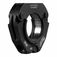 This press ring is designed for use with standard and extended press tools to create leak-proof connections on 2-1/2 in copper and stainless steel pipe. Constructed from stainless steel and steel, it is compatible with ApolloPress, ProPress, and Viega systems. Typical applications include commercial plumbing, HVAC, and industrial piping.