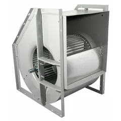 Replacement blower for HVACR systems, used to move air in heating, cooling, and ventilation applications. Suitable for commercial and industrial environments requiring air movement or exhaust.