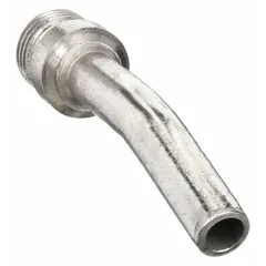 Round #5 hand-welding tip for thermoplastic welding. Designed for a maximum rod diameter of 3/16 in. Used for precision welding tasks in fabrication and repair of plastic components.