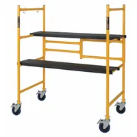 METALTECH Scaffold: Aluminum, 10 in to 3.8 ft, 39 in x 21.5 in, 500 lb Load Capacity (MPN I-IMCN)