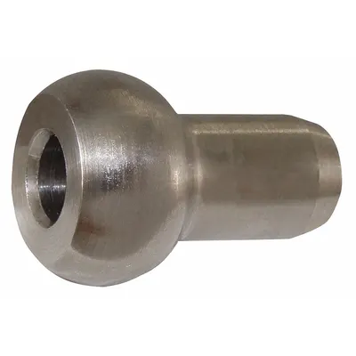 LOOS Single Shank Ball: 1/16 in Compatible Rope Dia, Stainless Steel - Single-Shank Ball Fittings