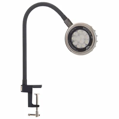 O.C. WHITE Spot Light: LED, Power Cord, Gooseneck, 18 in Arm Reach, 2,750 lm Max Brightness - Gooseneck Task Lights