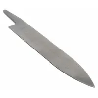 Knife File: Double-Cut Face Cut, Single Edge Cut, Bastard Cut, 4 in Lg without Tang, 7/16 in Wd (MPN 73498500)