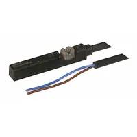 Pneumatic position sensor for detecting piston or actuator position in pneumatic cylinders. Operates on 5-120V AC/DC supply and fits any bore diameter, enabling flexible mounting across various cylinder sizes. Suitable for industrial automation, packaging, and material handling applications requiring reliable position feedback