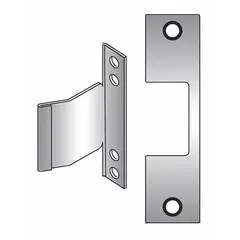 Replacement faceplate for HES Series 1006 electric strikes. Measures 1 1/4 in wide by 4 7/8 in high. Used in access control systems for commercial and industrial door security.