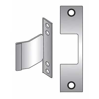 HES E 630 Electric Strike Faceplate, 4 7/8 in Ht, for Series 1006 - Electric Strike Faceplates