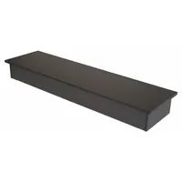ECONOCO Wood Base: 6 in Overall Ht, 14 in Overall Wd, 52 in Overall Lg, 150 lb Load Capacity (MPN WD5214-BK)