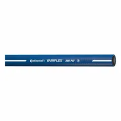 Oil-resistant nitrile bulk hose with a blue nitrile cover. Rated for 300 psi maximum working pressure at 70°F. Suitable for compressed air systems, pneumatic tool lines, and industrial air systems where oil resistance is required.