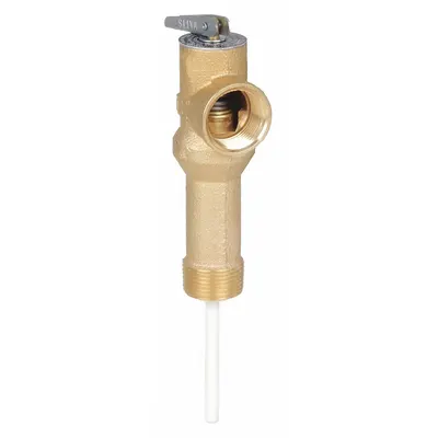Watts Temperature and Pressure Relief Valve: Section IV ASME Section, MNPT x FNPT - ASME Section IV Temperature & Pressure Relief Valves