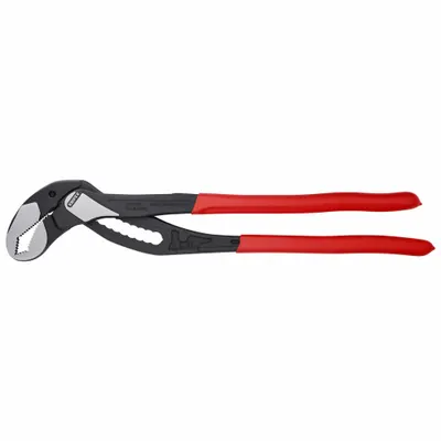 KNIPEX Water Pump Plier: V, Groove Joint, 3 1/2 in Max Jaw Opening, 16 in Overall Lg - V-Jaw Tongue & Groove Pliers