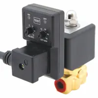 SPEEDAIRE Timed Electric Auto Drain Valve: 1/4 in NPT Pipe, 1/8 in Drain, 0.5 gpm, 115 V