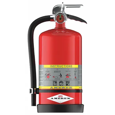 AMEREX 13.2 lb Class ABC Fire Extinguisher - Class ABC Fire Extinguishers