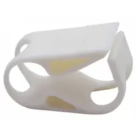 Clamp: 58.42 mm Overall Lg, Polyester, White (MPN 670725)