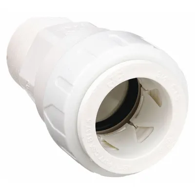JOHN GUEST Polysulfone Push-to-Connect Tube Fitting, 3/4 in OD x 3/4 in MNPT - Polysulfone Push-to-Connect Tube Fittings