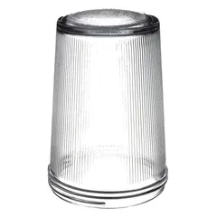 Prismatic glass globe for use with Mercmaster III Series lighting fixtures. Provides light distribution in hazardous environments where flammable gases, vapors, or dusts may be present. 13-inch length.