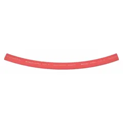 This EPDM bulk air hose features a red EPDM cover and tube, with a 5/16-inch inside diameter. Rated for a maximum working pressure of 200 psi at 70°F, it is suitable for pneumatic tool supply, compressed air lines, and general industrial air distribution in plant maintenance, construction, and manufacturing environments.