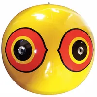 BIRD-X Visual Bird Repellers: Outdoor Use, Yellow, Vinyl (MPN YELLOW SCARE EYES)