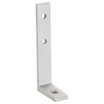 FATH INC. Floor Mount: 25 Series, Aluminum, 23 mm x 23 mm x 140 mm, Single - Floor Mounts