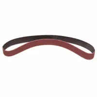 3M Sanding Belt: 1/4 in W x 24 in L, Ceramic, 60 Grit, YF Wt Polyester Backing, 767F, 200 PK
