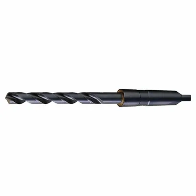 CLE-LINE Taper Shank Drill Bit: 19.25 mm, 118° Point, Black Oxide HSS - High-Speed Steel Taper-Shank Drill Bits