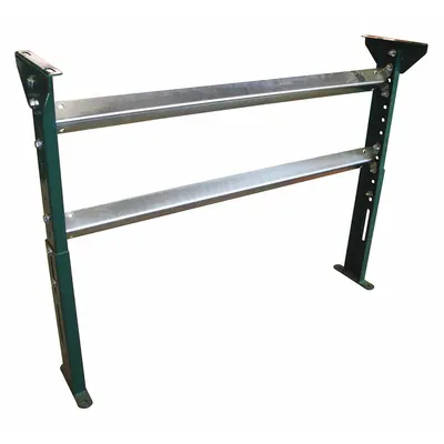 ASHLAND CONVEYOR Conveyor Support Stand: For 27 in Between Frame Wd, 55 in Min. Ht - Permanent Mount H-Style Conveyor Support Stands
