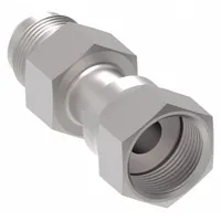 Hydraulic Hose Adapter: 3/4 in x 3/4 in Fitting Size, Female x Male, JIC x ORS, Swivel, Straight (MPN FF2209T1212S)