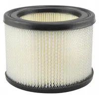 Round-oval engine air filter with axial seal. Overall height 3 11/16 inches. Designed for Austin vehicles. Removes airborne contaminants from engine intake air