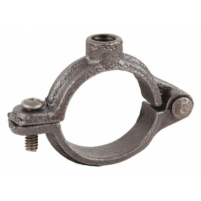 NVENT CADDY Split-Ring Hanger: Swivel Loop, Cast Iron, For 1 in Pipe - Standard Split-Ring Hangers for Tube & Pipe