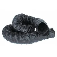 This 12-inch diameter, 25-foot long vinyl polyester duct is designed for confined-space ventilation when used with a fan. Conductive material construction helps control static discharge. Includes a cuff. Meets NFPA standards