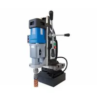 CS UNITEC Magnetic Drill: 40 RPM – 600 RPM, Electric Magnet, 10 in Drill Travel, 110V AC (MPN MAB 825 KTS)