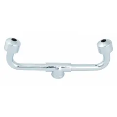 Spray head yoke for eyewash stations, compatible with BRADLEY part number E19-220DC. Directs water flow for flushing contaminants from eyes in industrial safety applications.