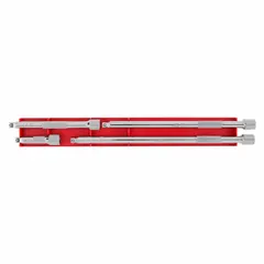 This wobble hand socket extension set features a 1/4 in drive size and a 14 in overall length, allowing access to fasteners in confined or offset positions. The chrome finish resists corrosion. Suitable for extending reach in automotive, mechanical, and industrial applications.