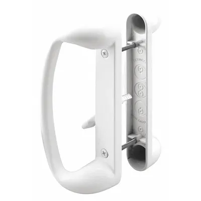 PRIME-LINE C 1176 Sliding Door Lock, Recessed Handle, 6-1/2 in H x 1 in W - Recessed Handles for Sliding Doors