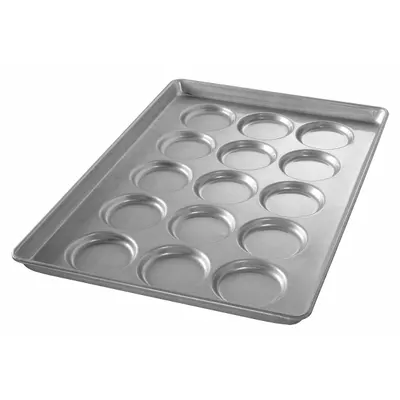 CHICAGO METALLIC 15-Slot Hamburger Bun Pan - Bun & Roll Pans