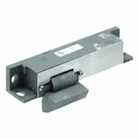 This HES electric strike combines cylindrical and mortise functionality in a stainless steel housing. It operates on 24V AC/DC and is rated for heavy-duty use, suitable for access control systems in commercial buildings, hospitals, and secure facilities