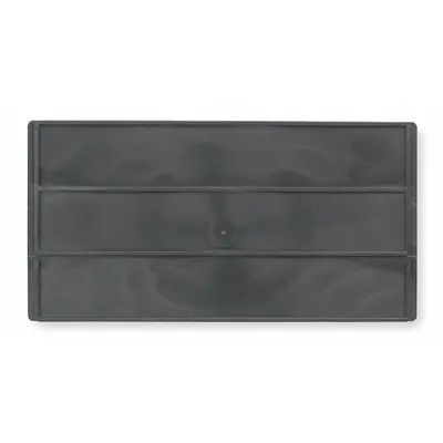 AKRO-MILS Plastic Shelf Bin Divider, 10 1/8 in x 6 1/2 in, Black - Plastic Shelf Bin Dividers