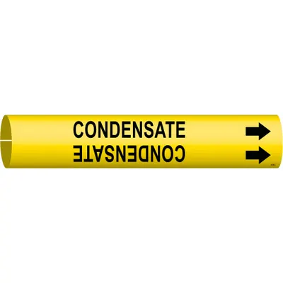 BRADY Condensate Snap-On Pipe Marker - Condensate Snap-On Pipe Markers