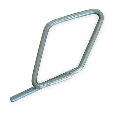 LUCKY LINE PRODUCTS Diamond Fastener: Steel, Gray - Key Rings