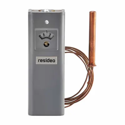 HONEYWELL HOME Aquastat Controller: High Limit, 100°F Min, 240°F Max, Horizontal/Vertical - Single Function